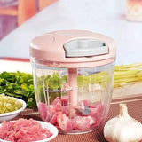 Manual Hand Operated Vegetable Chopper & Food Cutter