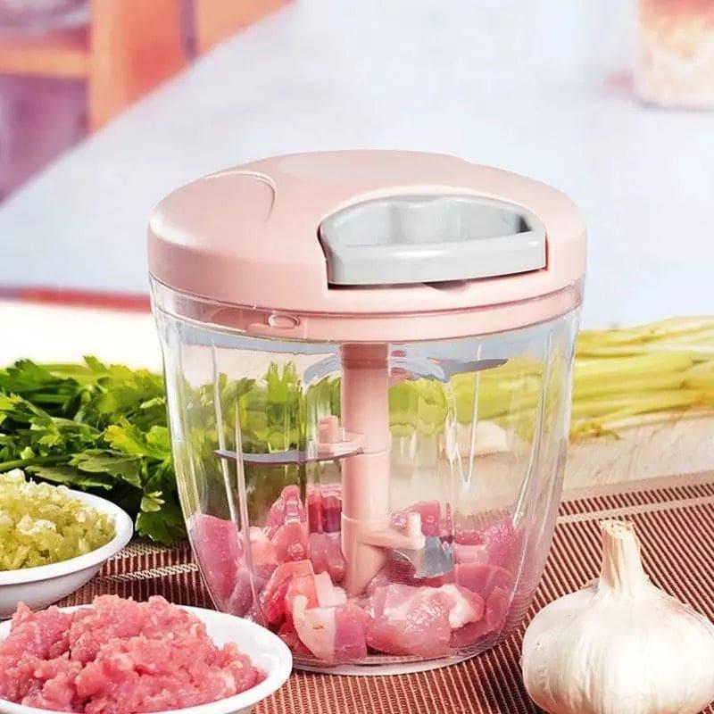 Manual Hand Operated Vegetable Chopper & Food Cutter