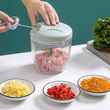Manual Hand Operated Vegetable Chopper & Food Cutter