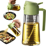 2-in-1 Oil Sprayer & Pourer Bottle – Kitchen Oil Dispenser