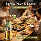 2-in-1 Oil Sprayer & Pourer Bottle – Kitchen Oil Dispenser